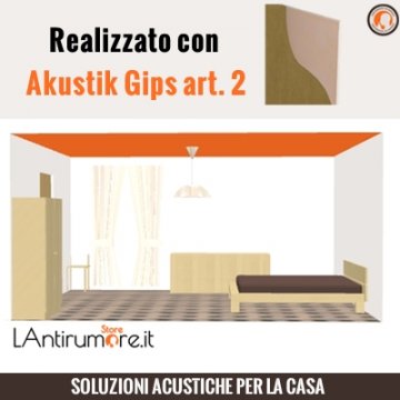 Insonorizzazione soffitto stanza