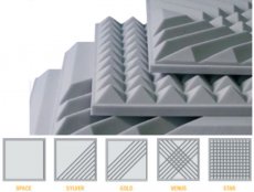Pannelli fonoassorbenti piramidali modulari - scatola