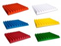 Pannelli Fonoassorbenti Piramidali colorati 100x100x6 pacco da 5