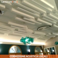 Correzione acustica Ristorante Eco Blu a Roma S. Giovanni